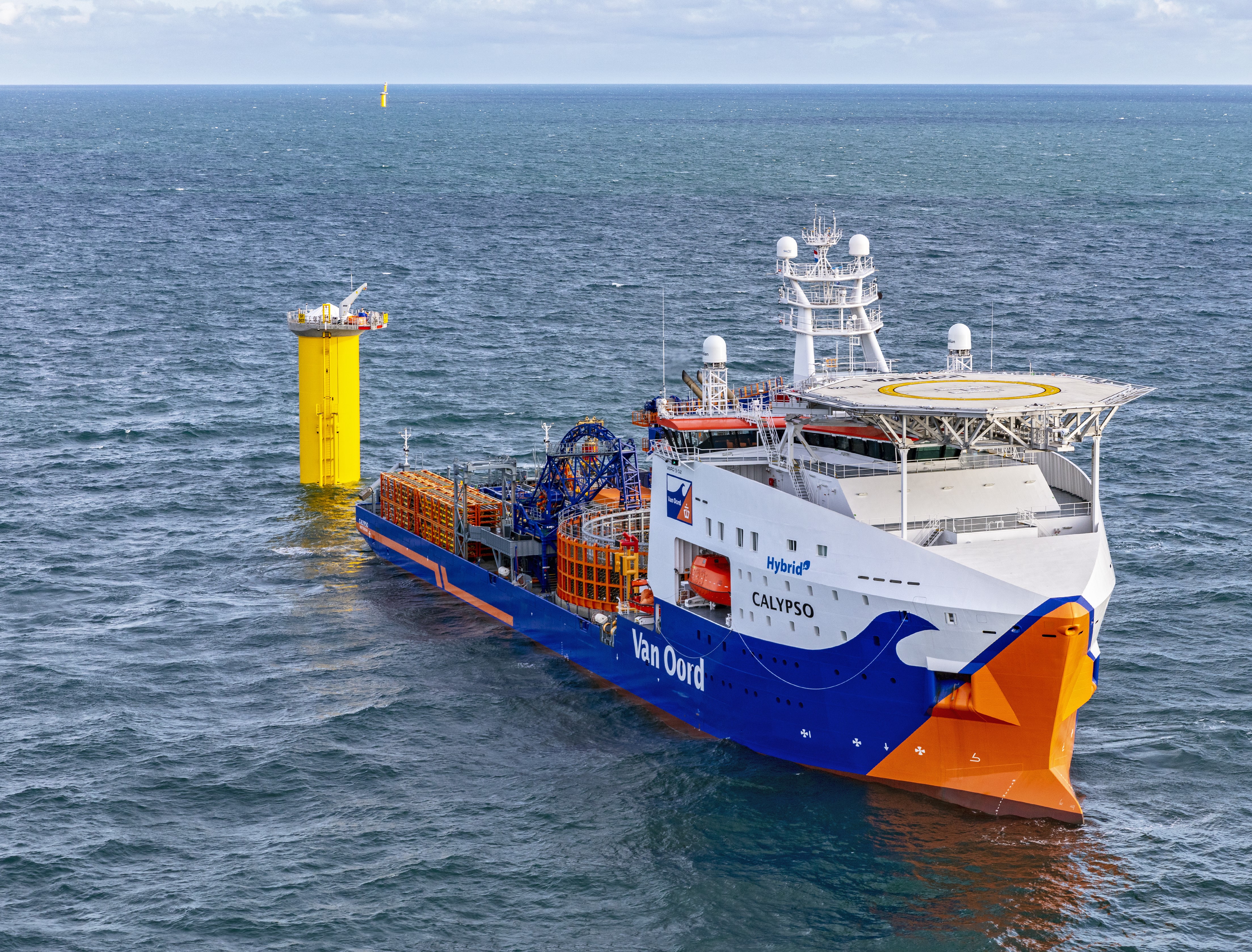 Van Oord's cable-laying vessel Calypso makes its debut and is now fully  operational | Van Oord Van Oord's cable-laying vessel Calypso makes its debut and is now fully  operational | Van Oord