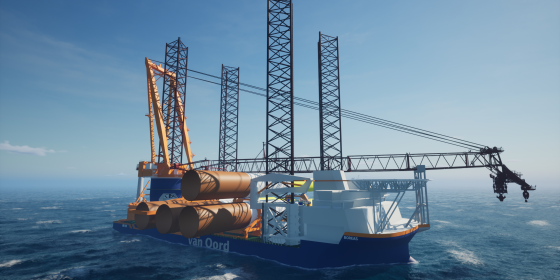 Heavy lift installation vessel Boreas 