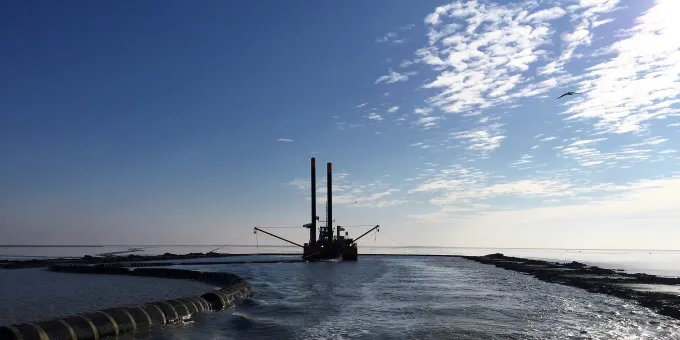 Van Oord creates 72-kilometres access channel in Caspian Sea